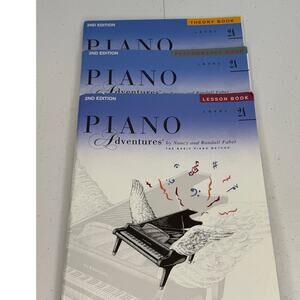 Piano Adventures Lot of 3 2nd Edition 2A Lesson Performance Theory Books